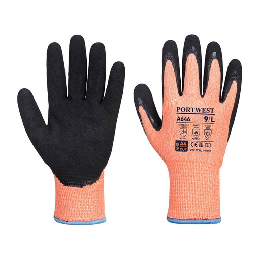 [GL339] A646 VIS-TEX WINTER HR CUT GLOVES