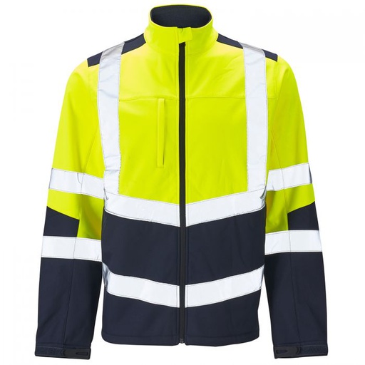 [FJ004] H141 HI VIZ 2 TONE SOFTSHELL JACKET