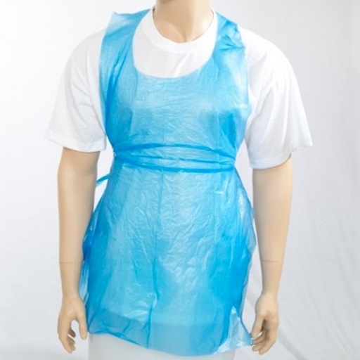 [AP025] DISPOSABLE APRON 40''X26'' ROLL - BLUE 8 MICRON (2000)