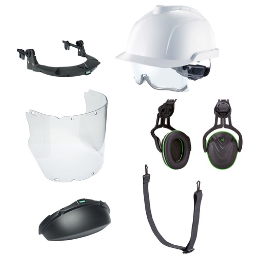 [KP032] MSA V-GARD930 NON VENTED HELMET COMBO