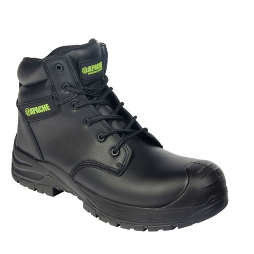 [FW246] EDMONTON BLACK RECYCLED LEATHER SAFETY BOOT S7L