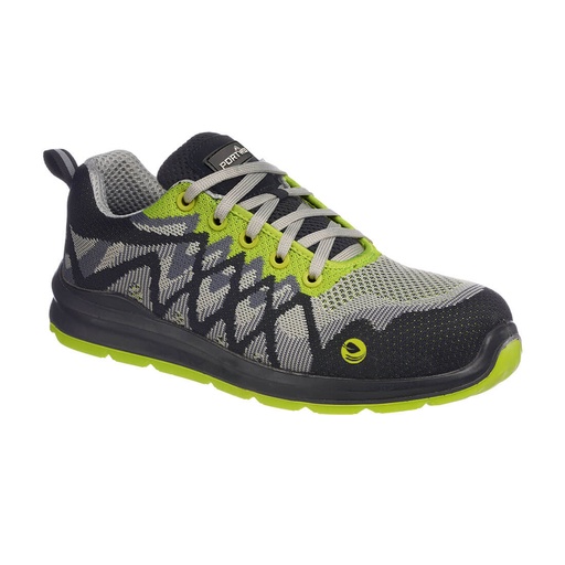 [FW254] FC08 - PORTWEST COMPOSITELITE ECO SAFETY TRAINER S1P BLACK/YELLOW