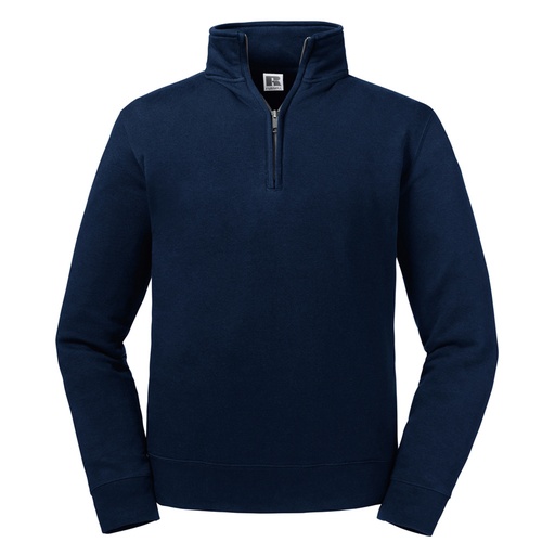 [SS106] 270M RUSSELL AUTHENTIC ZIP NECK SWEATSHIRT