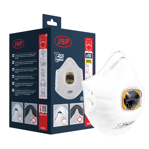[RP055] TYPHOON MOULDED MASK FFP2 VALVED- (725)- BOX OF 10