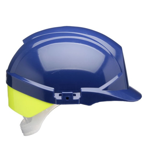 [HH105] REFLEX SAFETY HELMET BLUE C/W YELLOW REAR FLASH