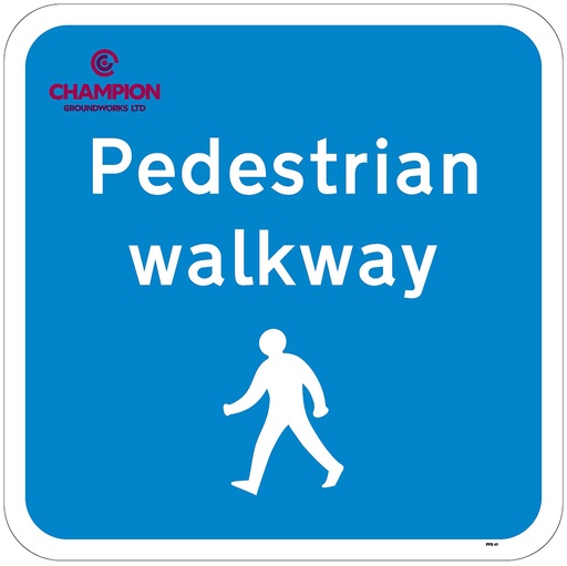 [SI021] PEDESTRIAN WALKWAY FFS 41 395 X 395MM 3MM COMPOSITE C/W UV BURKLE