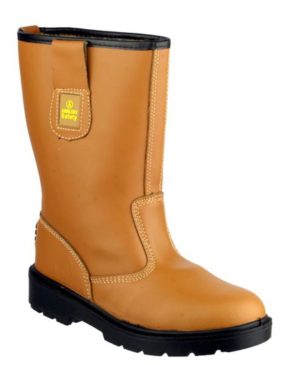 [FW947] AMBLERS STEEL RIGGER BOOTS FS124 SB-P LINED