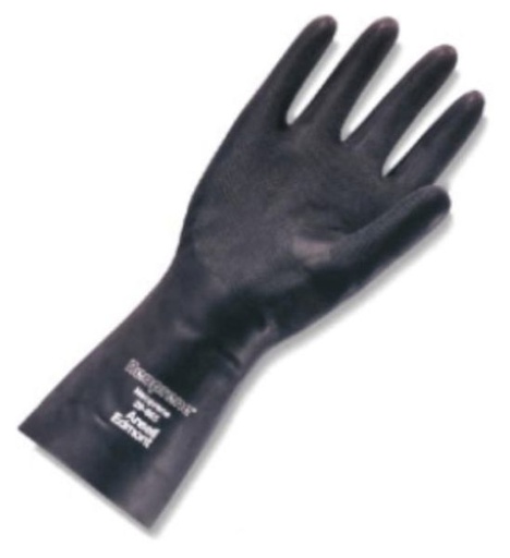[GL038] ANSELL NEOPRENE FLOCK LINED SANITISED GAUNTLET