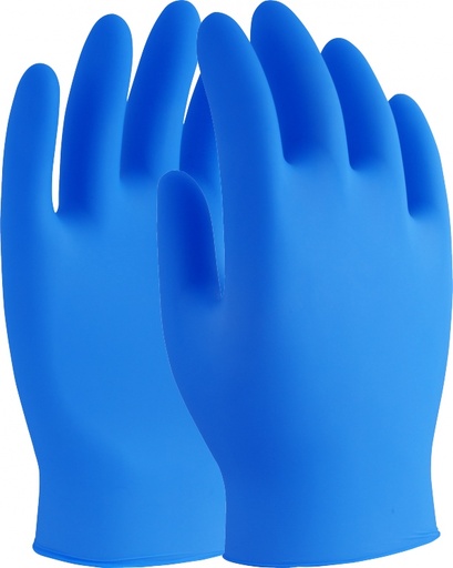 [GL262] BLUE PRO X2 NITRILE DISPOSABLE GLOVES (X100)