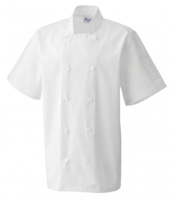 [JK327] PR656 SHORT SLEEVE CHEFS JACKET