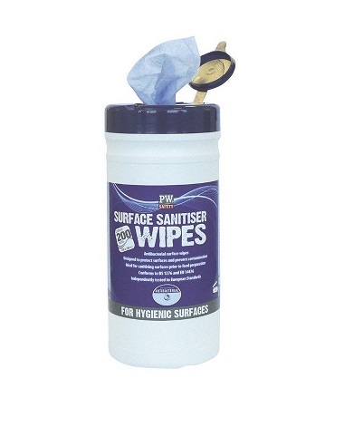 [FA282] IW50 SURFACE SANITISER WIPES (TUB OF 200)